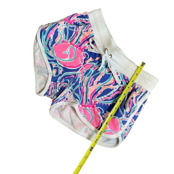LILLY PULITZER SHORTS JELLIES BE JAMMIN IRIS BLUE CHRISSY LOUNGE SZ S BEACH CHIC - Picture 4 of 16